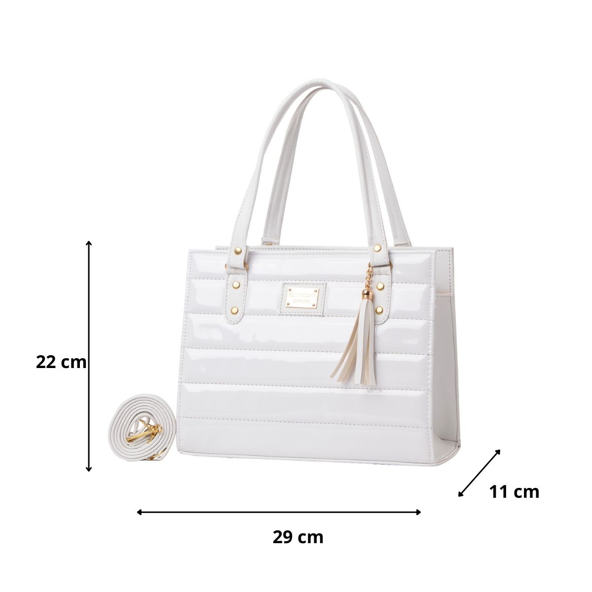 Foto 4 pulgar | Bolsa Fana Kaela Color Blanco Reforzada