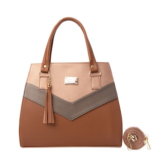 Foto 1 | Bolsa Fana Nadia Color Oro/camel Original
