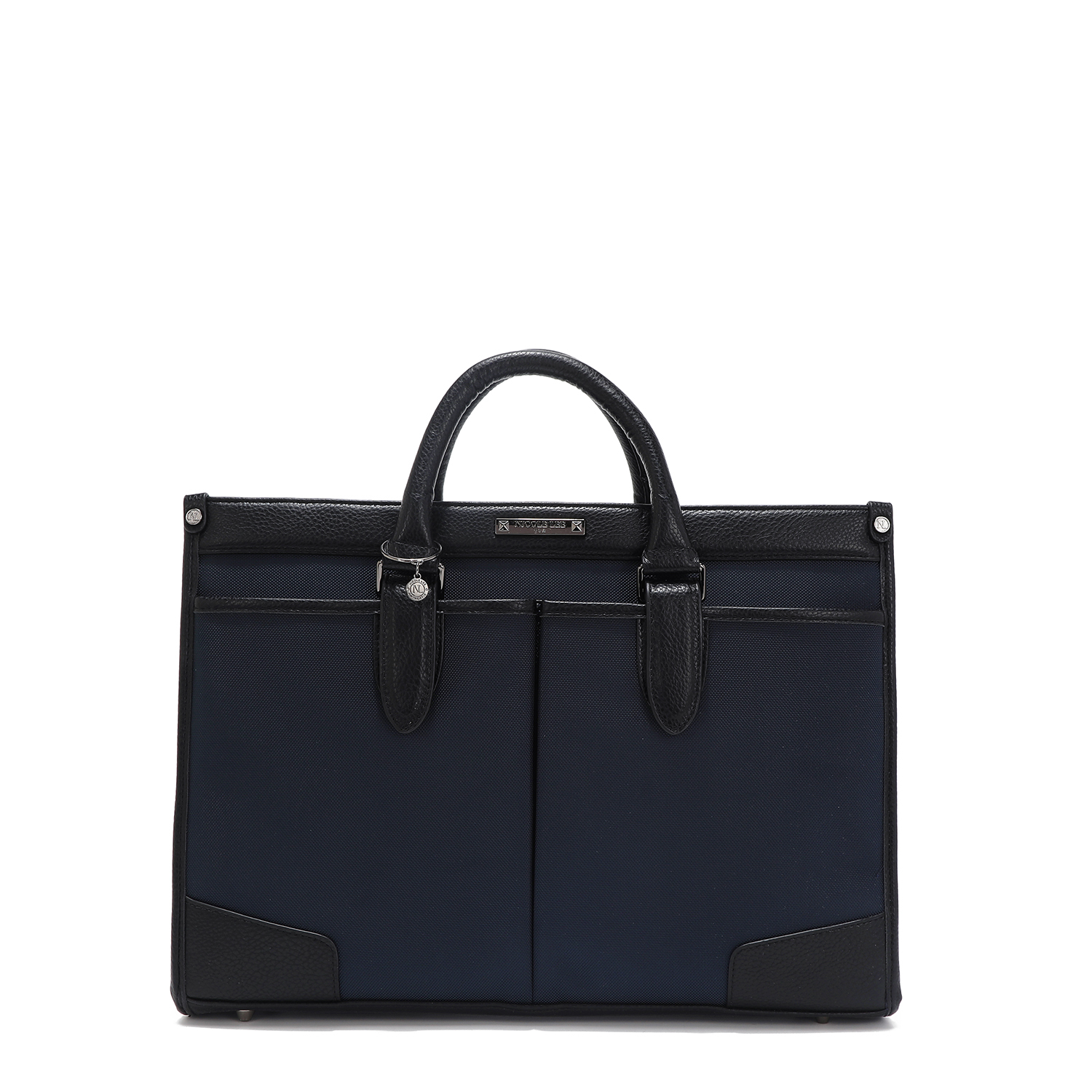 Maletín Nicole Lee Elegante para Laptop con Correa Azul Marino