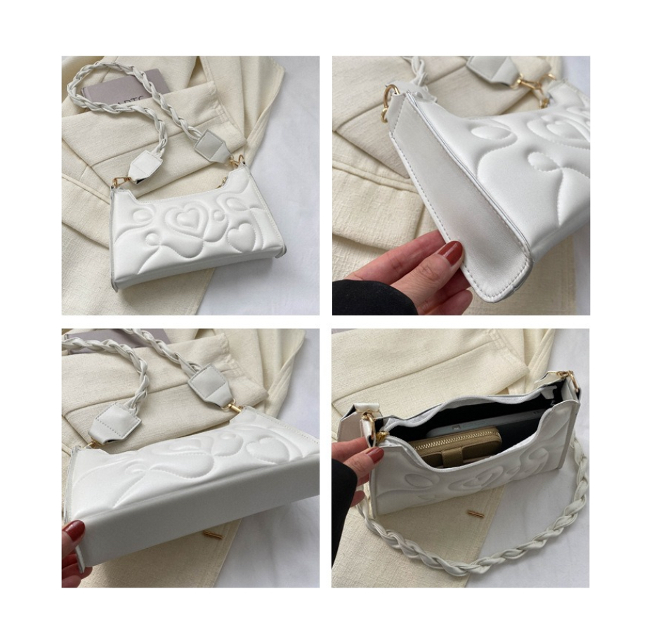 Foto 3 pulgar | Bolsa Blanca para Mujer