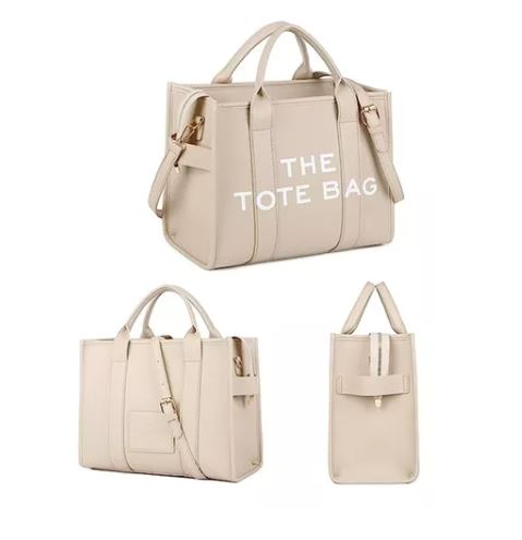 Foto 3 pulgar | Thetotebag Bolso, Beige