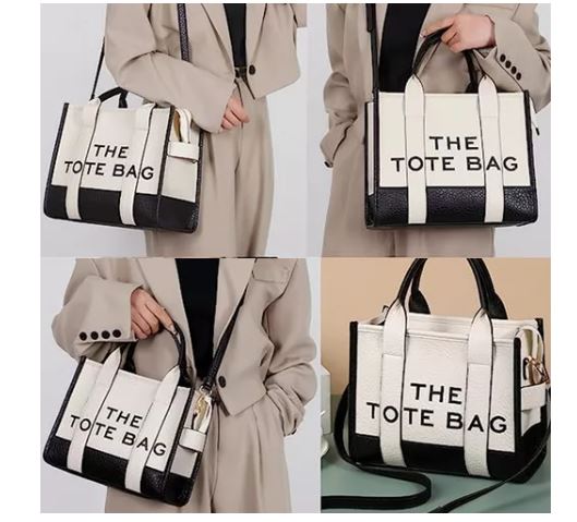 Foto 3 pulgar | Thetotebag Bolso, Blanco