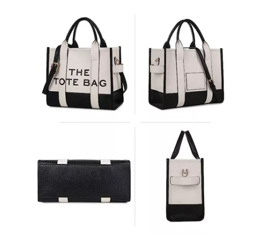 Foto 4 pulgar | Thetotebag Bolso, Blanco