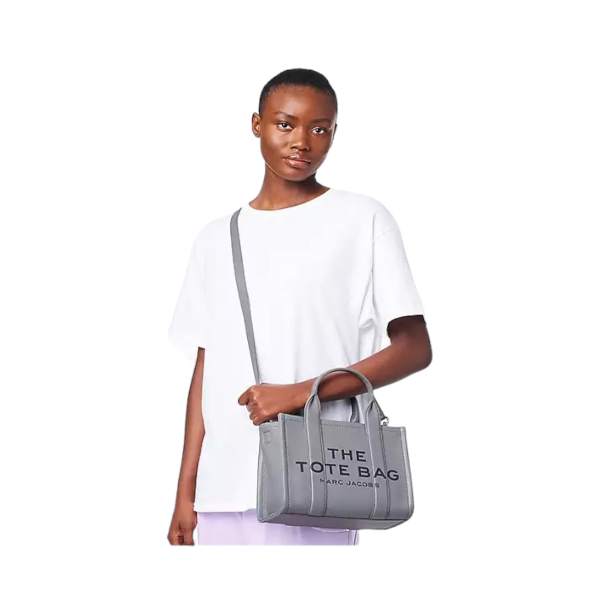 Foto 6 | Bolsa Marc Jacobs Gris para Mujer