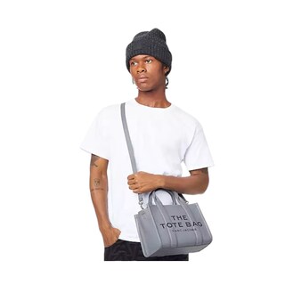 Foto 7 | Bolsa Marc Jacobs Gris para Mujer