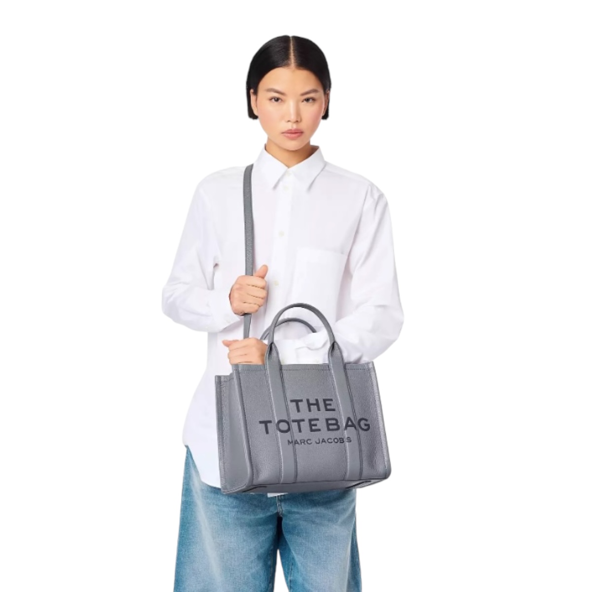 Foto 6 pulgar | Bolsa Marc Jacobs Gris para Mujer