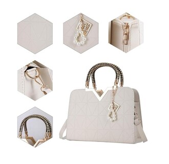 Foto 2 | Bolso Tote Blanco