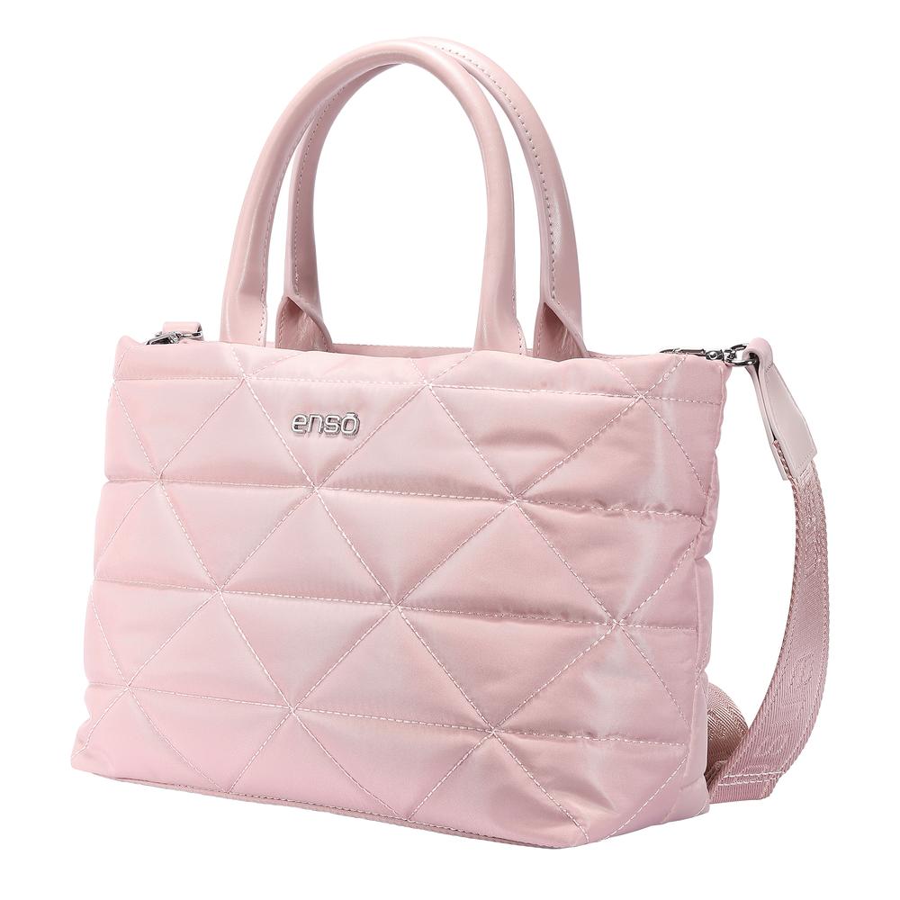 Foto 3 pulgar | Bolsa Tote Enso Eb514ttp Rosa