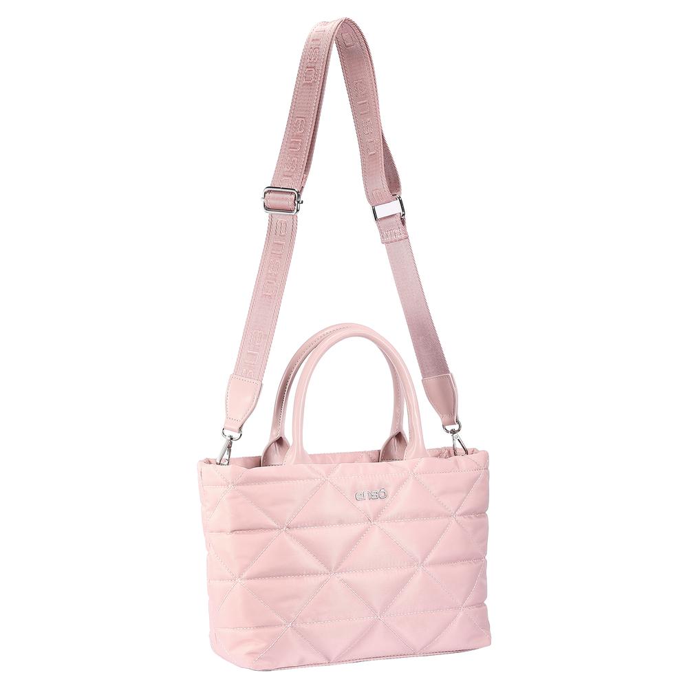 Foto 6 pulgar | Bolsa Tote Enso Eb514ttp Rosa