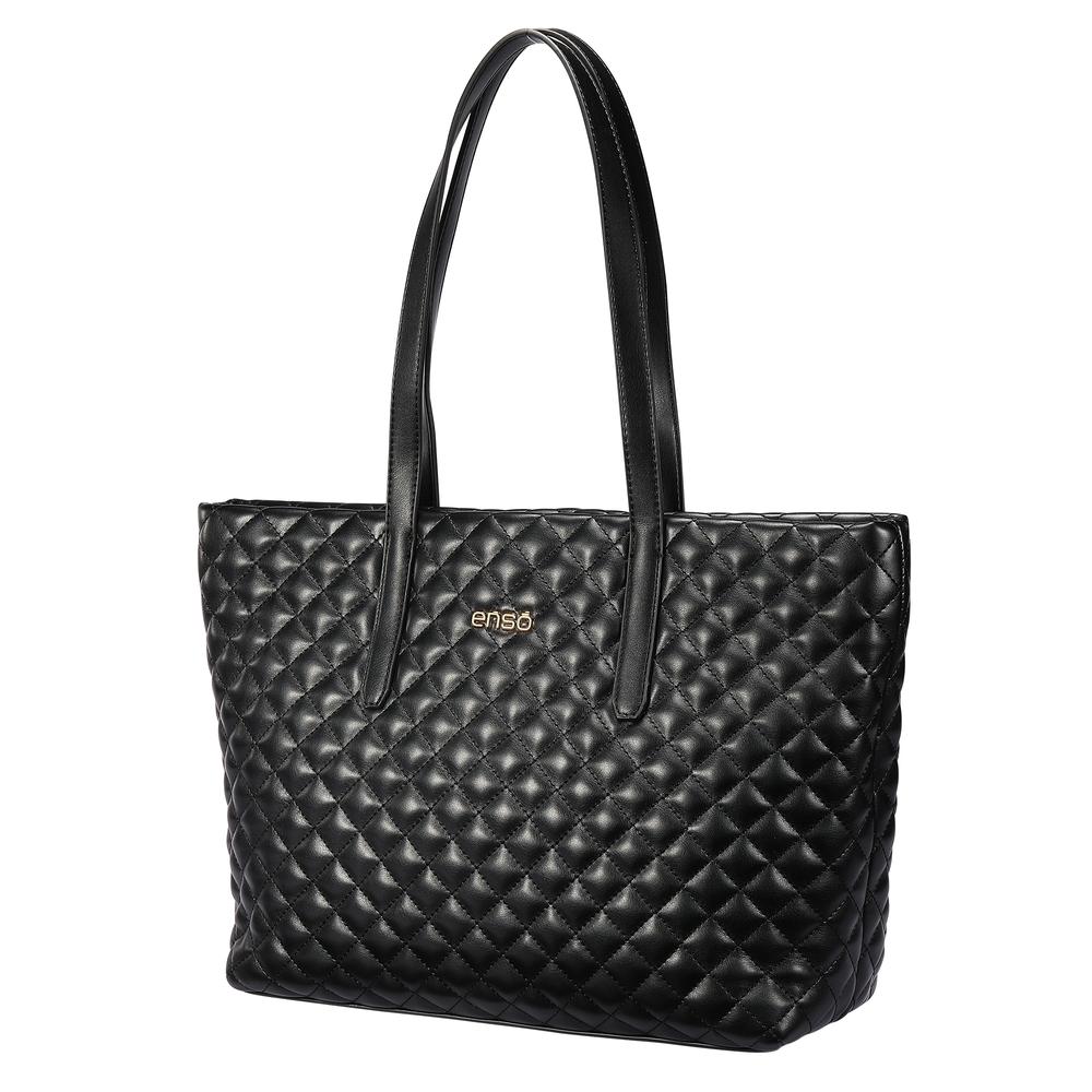 Foto 3 pulgar | Bolsa Tote Para Mujer Enso Eb606ttb Color Negro Negro
