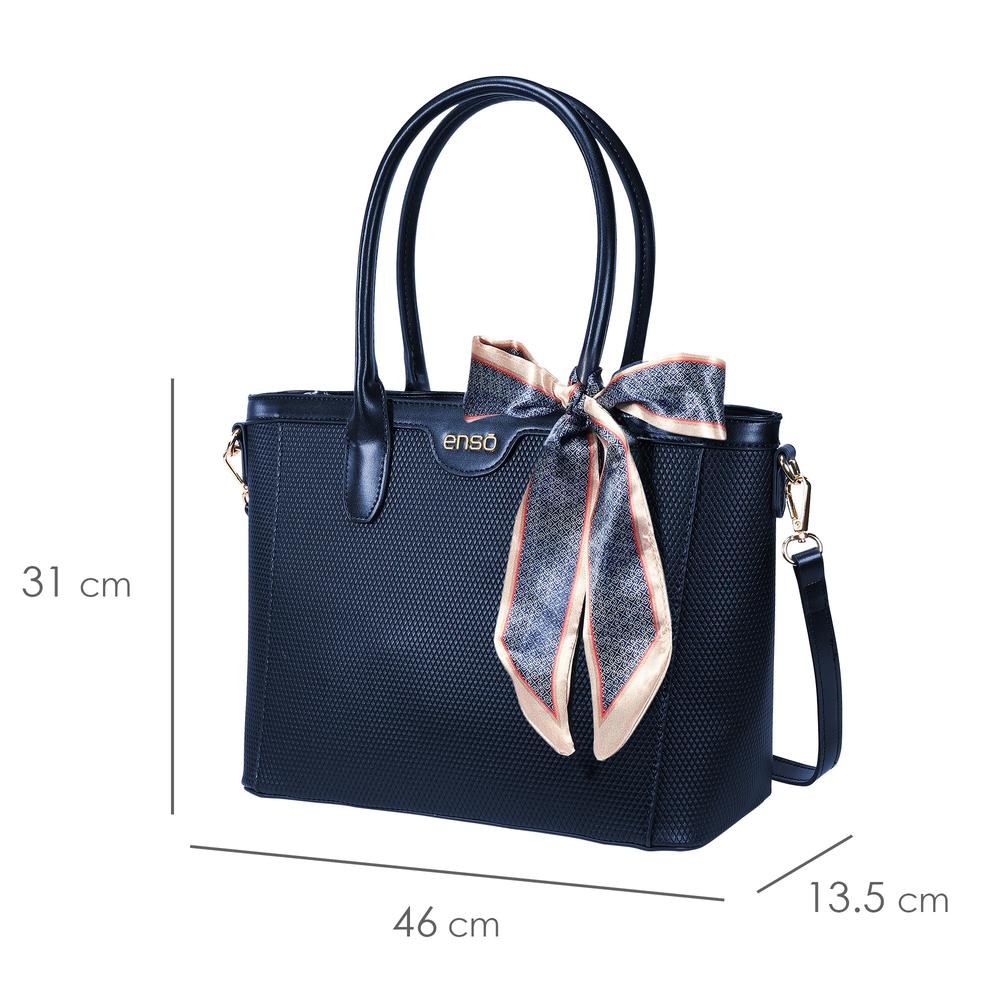 Foto 4 pulgar | Bolsa Tote Para Mujer Enso Eb611ttbl Color Azul Marino Azul