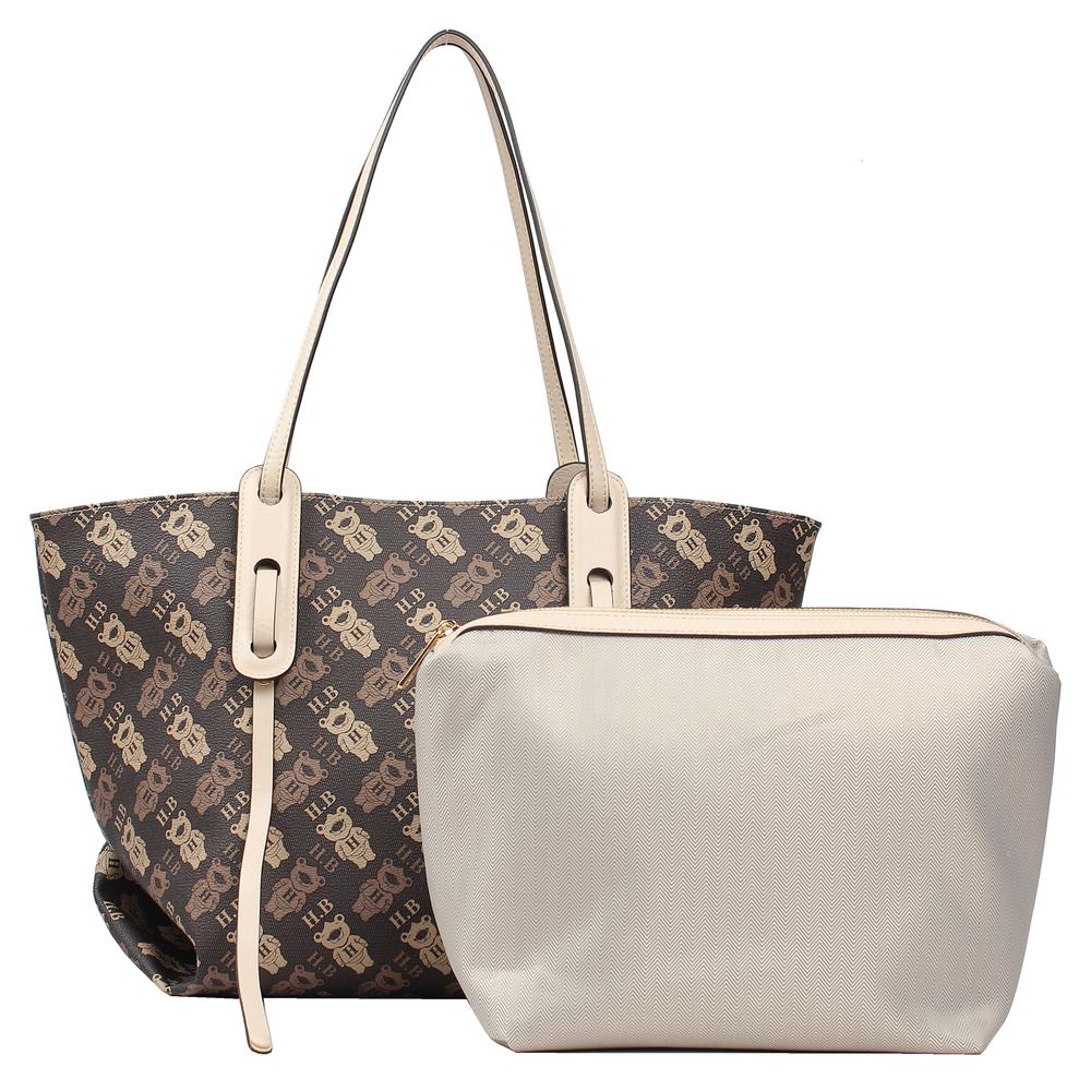 Bolsa Tote en Set Van Gogh Bear Vgbtt028br Café para Mujer