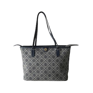 Foto 1 | Bolsa Estilo Tote Monogram Tory Burch Gris
