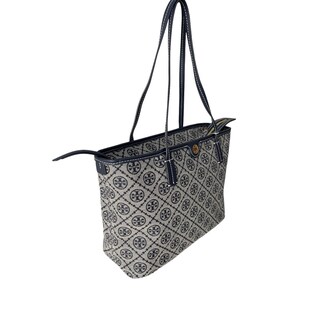 Foto 3 | Bolsa Estilo Tote Monogram Tory Burch Gris