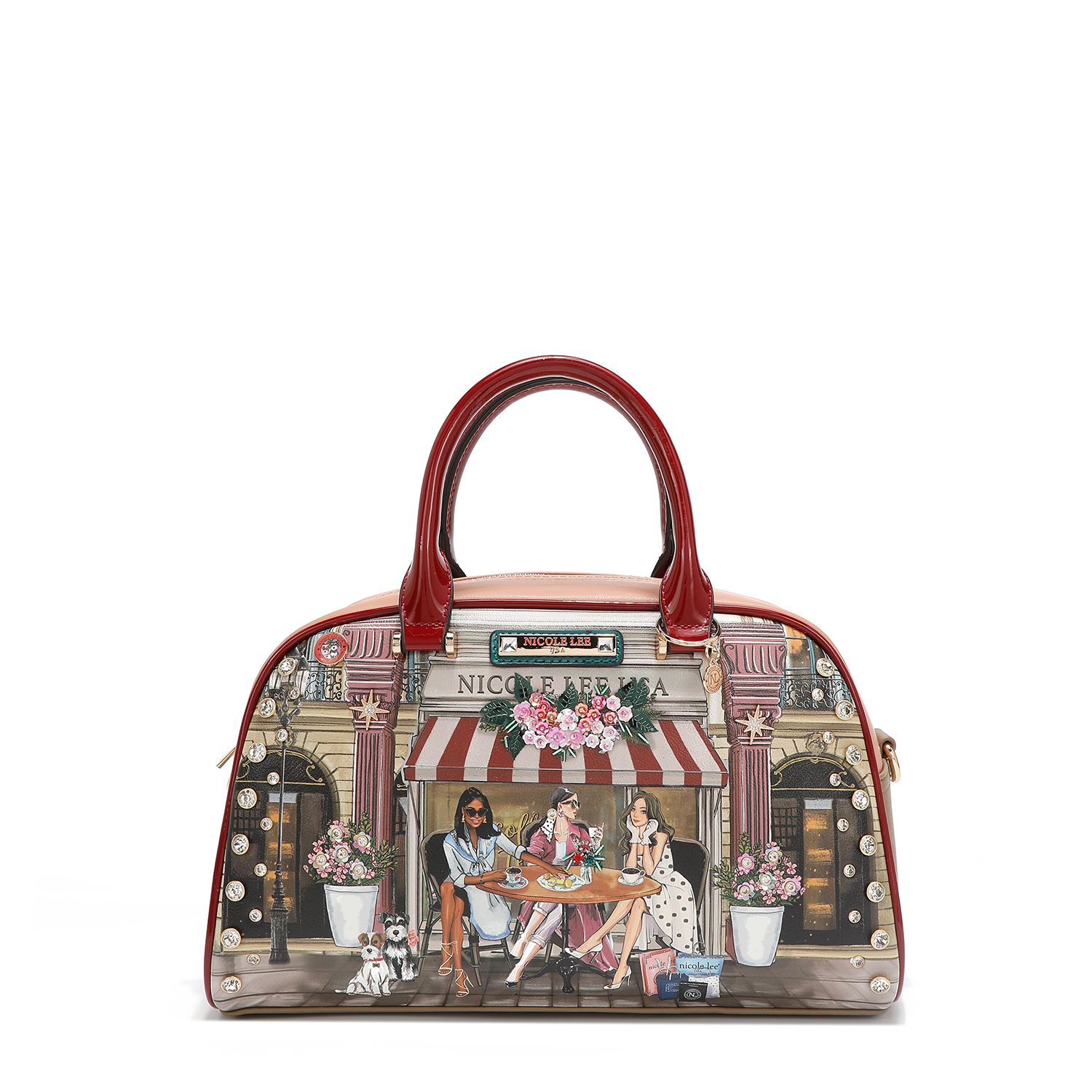 Bolsa Bowler Nicole Lee con Estoperoles Sisters Secret