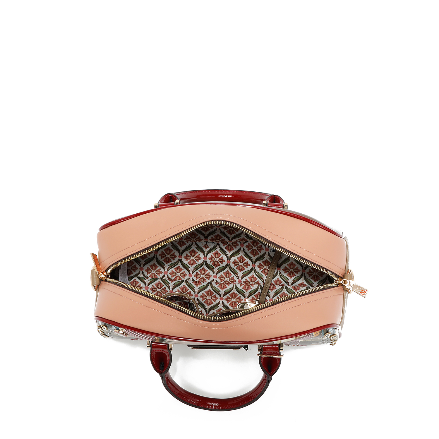 Foto 4 pulgar | Bolsa Bowler Nicole Lee con Estoperoles Sisters Secret