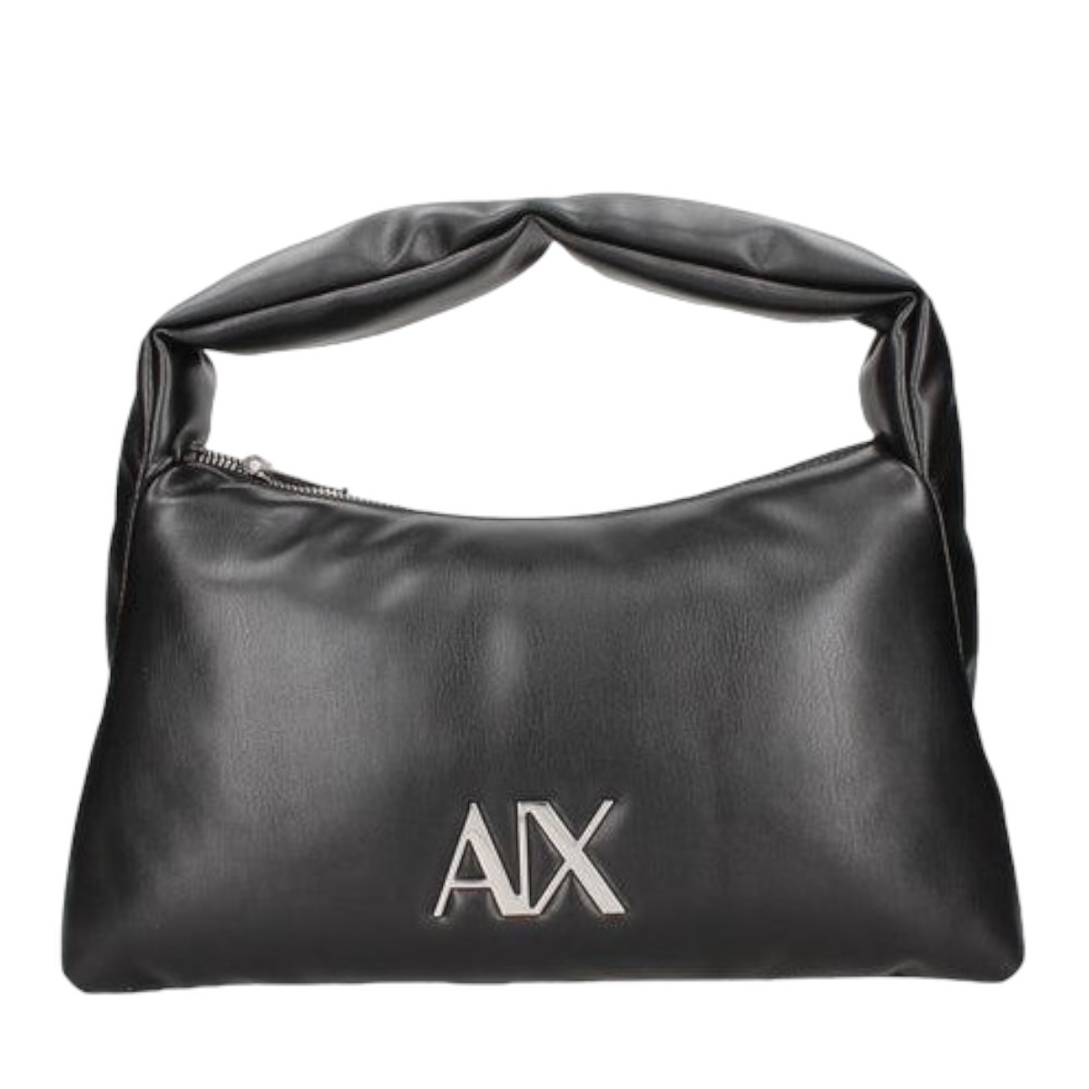 Bolsa De Hombro Armani Exchange Logo Plateado