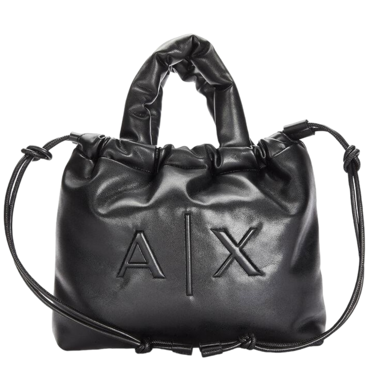 Bolsa Armani Exchange Negra para Mujer