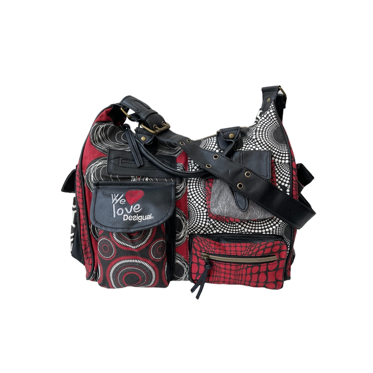 Bolsa Voyager Bowling Desigual Roja para Dama