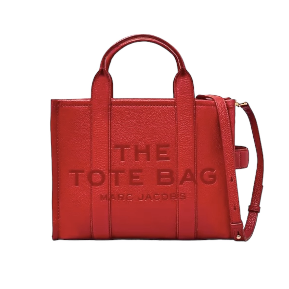 Foto 2 pulgar | The Tote Bag Marc Jacobs Piel Roja Chica