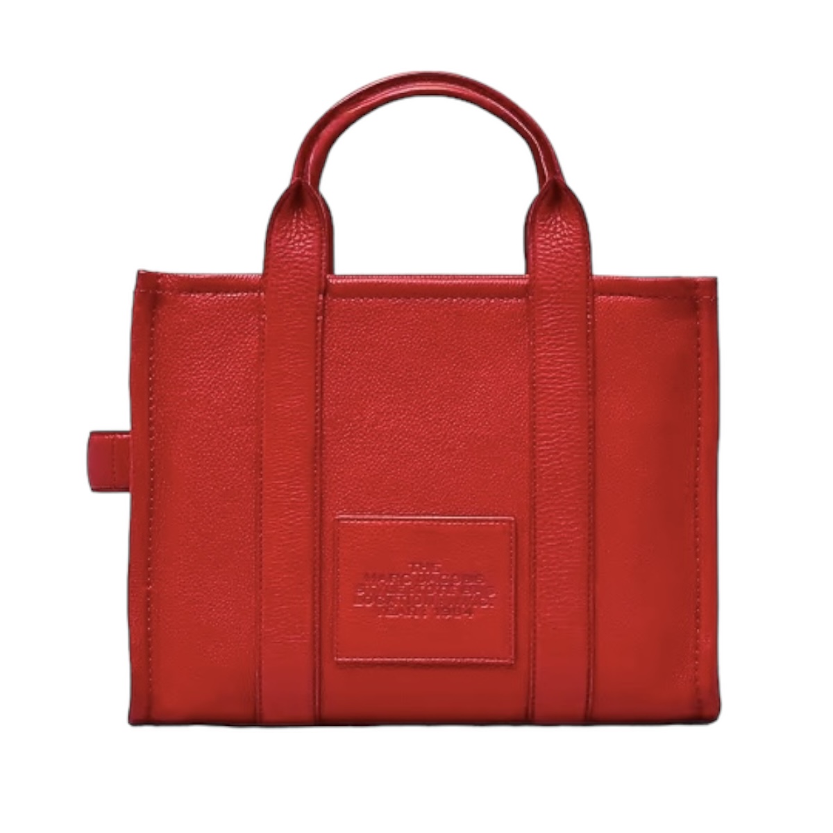 Foto 3 pulgar | The Tote Bag Marc Jacobs Piel Roja Chica