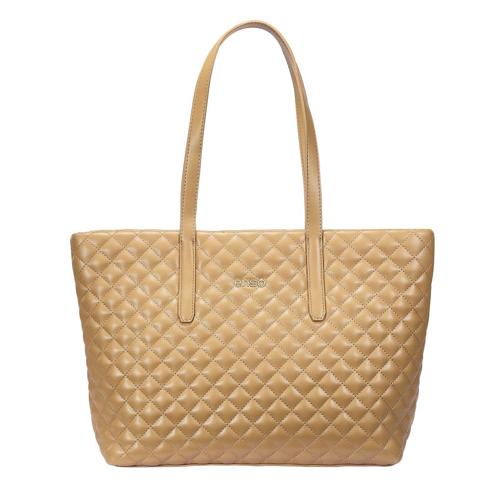 Bolsa Tote Enso Marrón Claro para Mujer