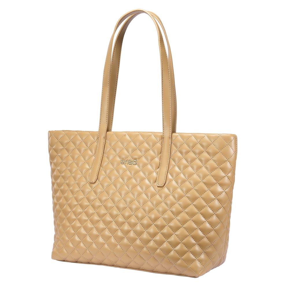 Foto 2 | Bolsa Tote Enso Marrón Claro para Mujer