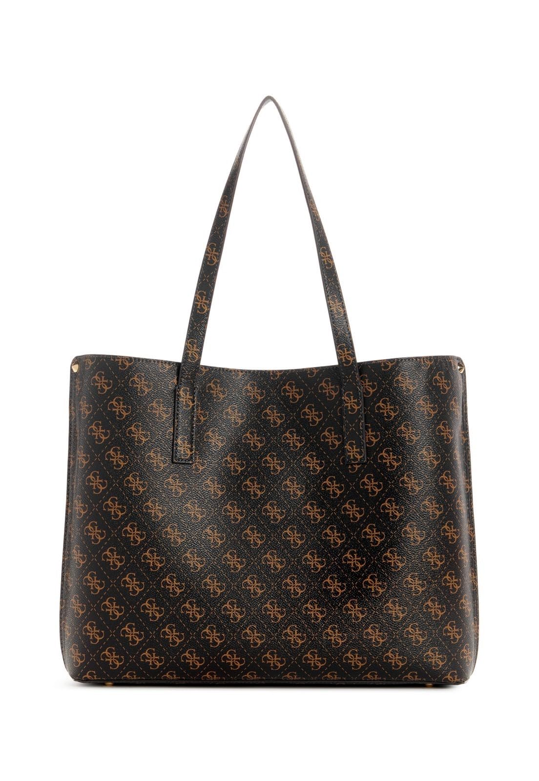 Foto 4 pulgar | Bolso de Mano Guess Meridian Girlfriend Tote Brown Logo - Venta Internacional
