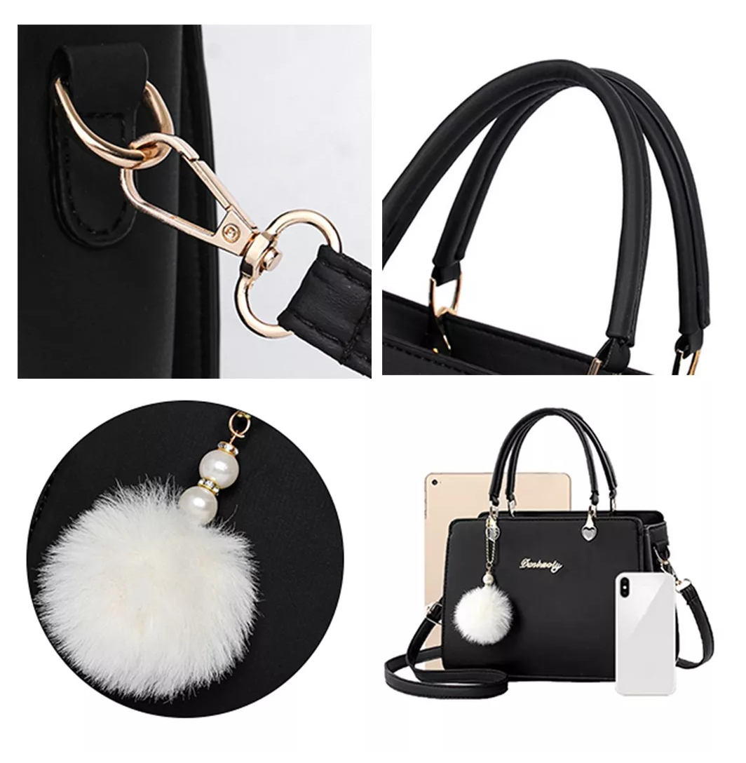 Foto 5 pulgar | Shoulder Bag Belug Negra