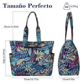 Foto 2 | Bolsa Belug Multicolor Hojas