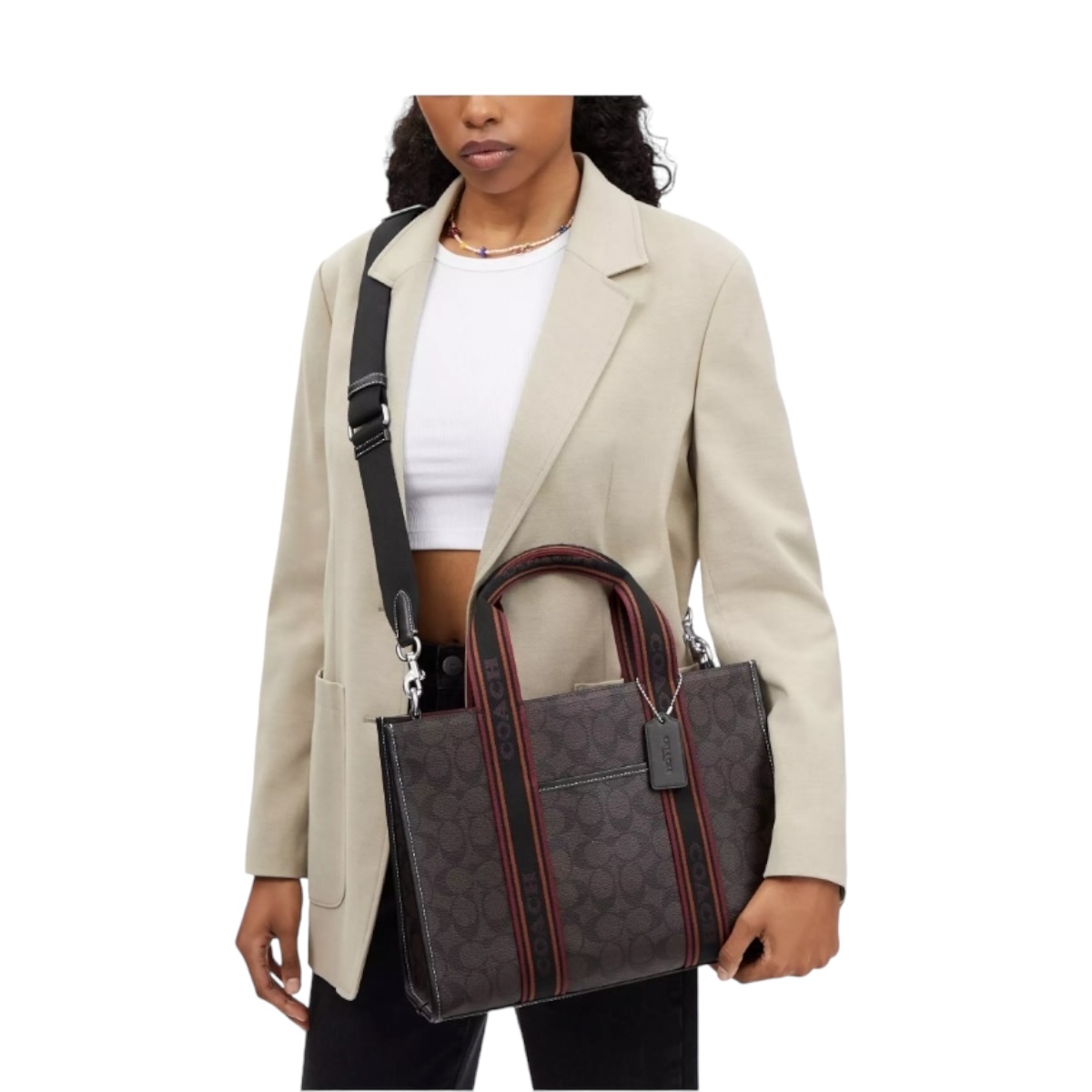 Foto 5 pulgar | Bolsa Coach Tote Smith Signature