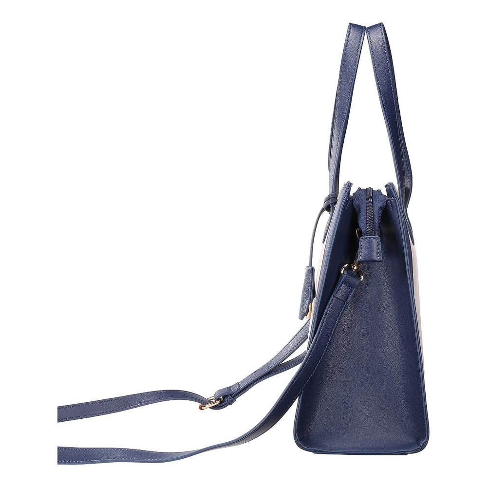 Foto 5 pulgar | Bolsa Tote Enso Soleil Chic Mujer Eb2432ttbl13 Beige/azul Marino Beige