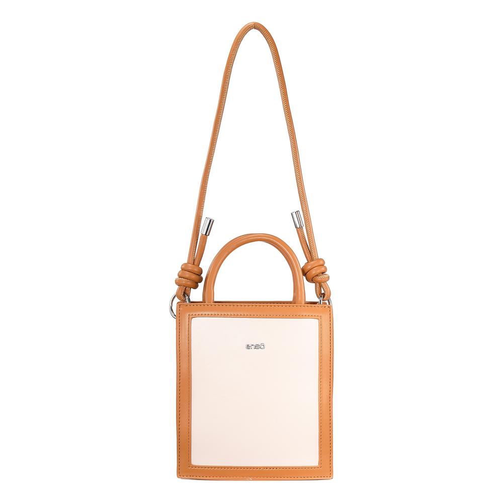 Bolsa Mini Tote Mujer Enso Eb243103mtbe Beige/camel Beige