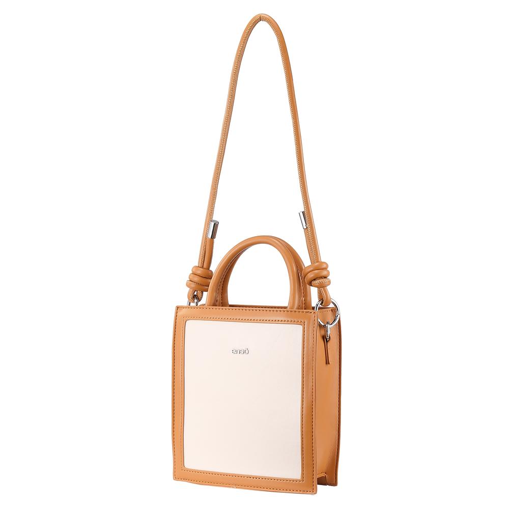 Foto 2 | Bolsa Mini Tote Mujer Enso Eb243103mtbe Beige/camel Beige