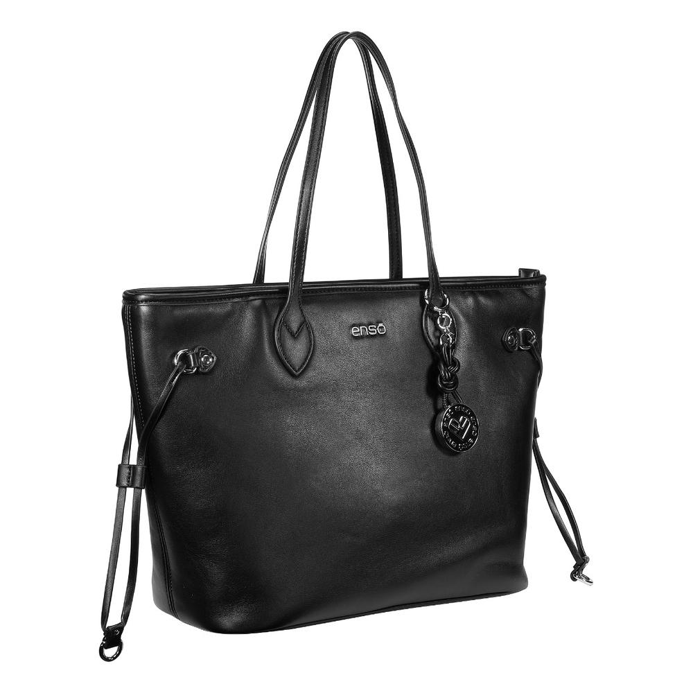 Foto 7 pulgar | Bolsa Tote Enso Amor De Verano Mujer Eb2432ttb04 Negro Negro