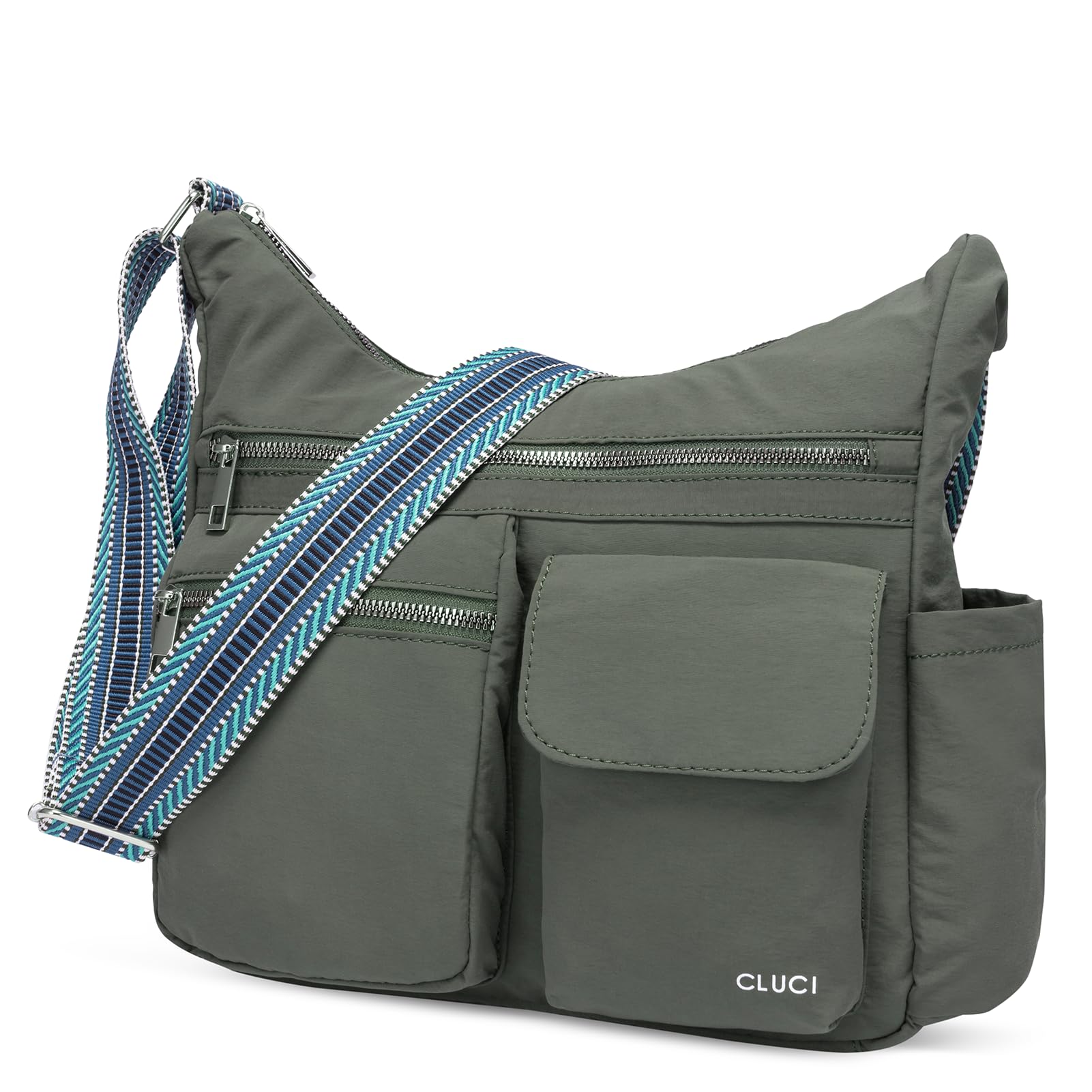 Foto 2 pulgar | Bandolera Cluci De Nylon Impermeable Para Mujer - Venta Internacional.