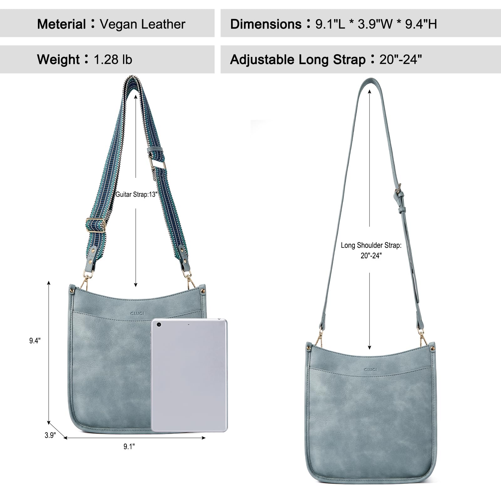 Foto 3 pulgar | Bandolera Cluci Trendy Fashion De Piel Vegana Para Mujer - Venta Internacional.