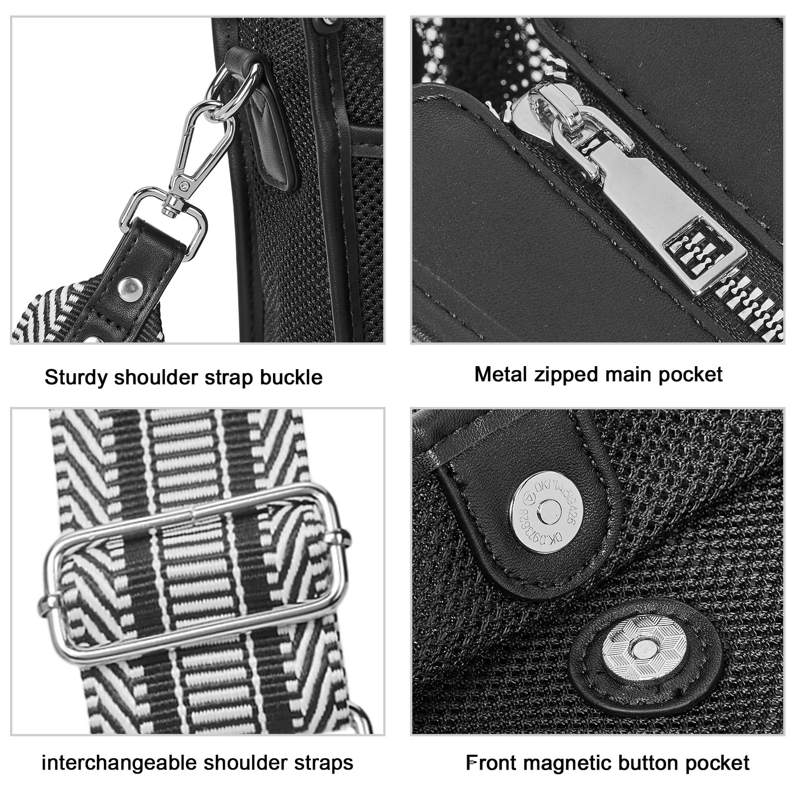 Foto 5 pulgar | Bandolera Cluci Trendy De Piel Vegana Para Mujer - Venta Internacional.