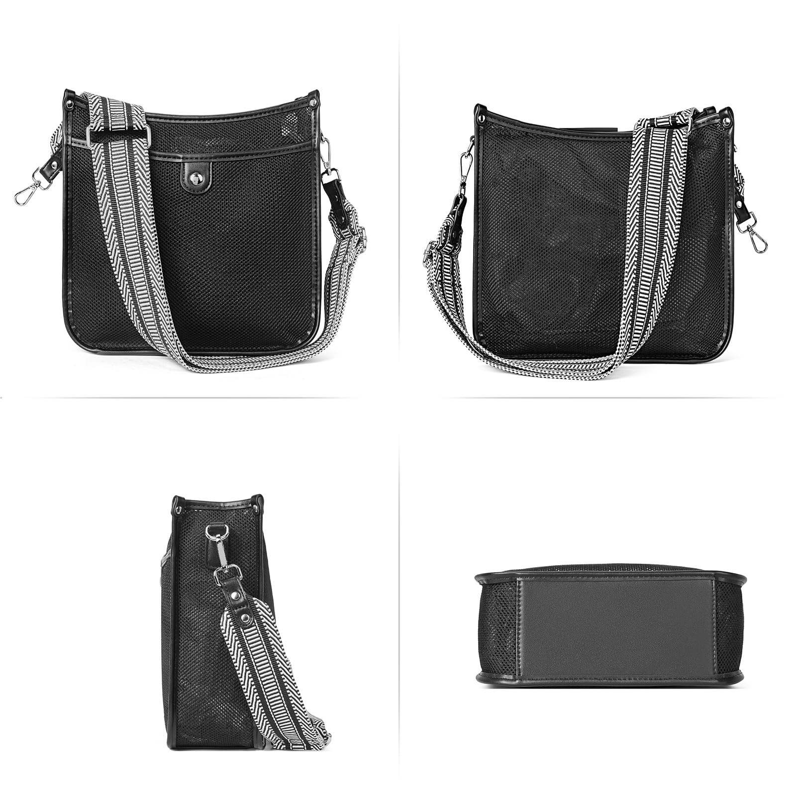 Foto 6 pulgar | Bandolera Cluci Trendy De Piel Vegana Para Mujer - Venta Internacional.