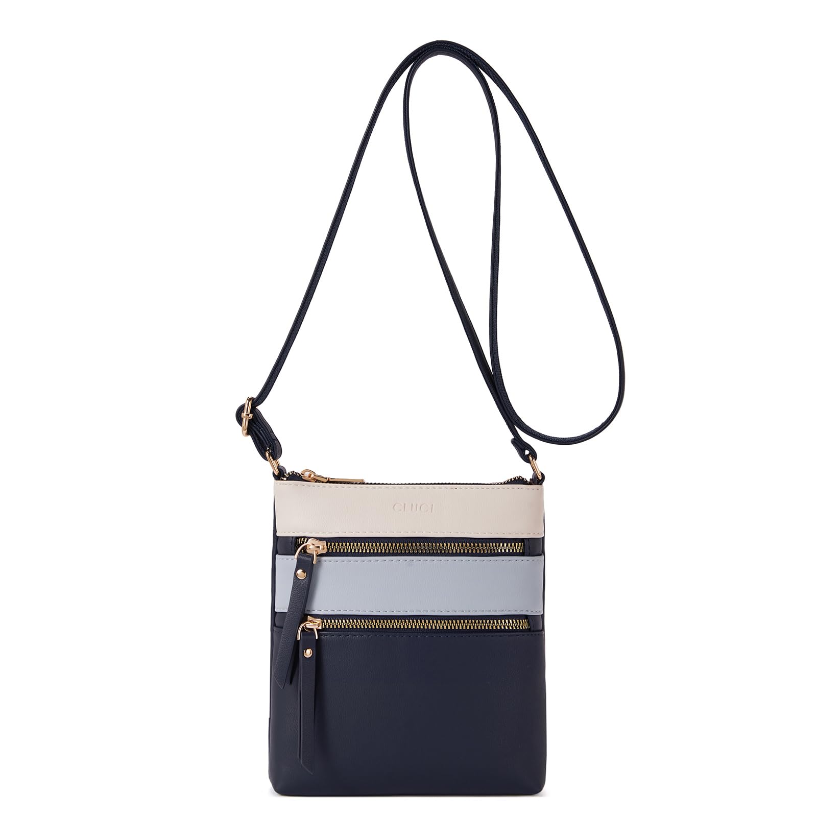 Monederos Tipo Bandolera Cluci Small Para Mujer, Piel, Color Negro - Venta Internacional.