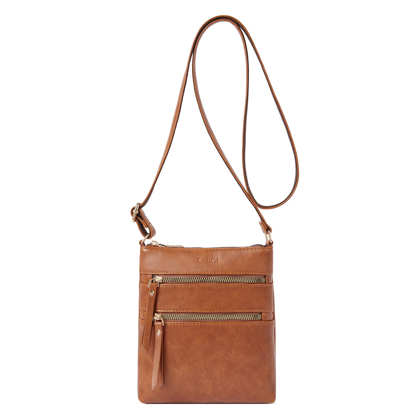 Monederos Tipo Bandolera Cluci Small Para Mujer, Piel, Color Negro - Venta Internacional.