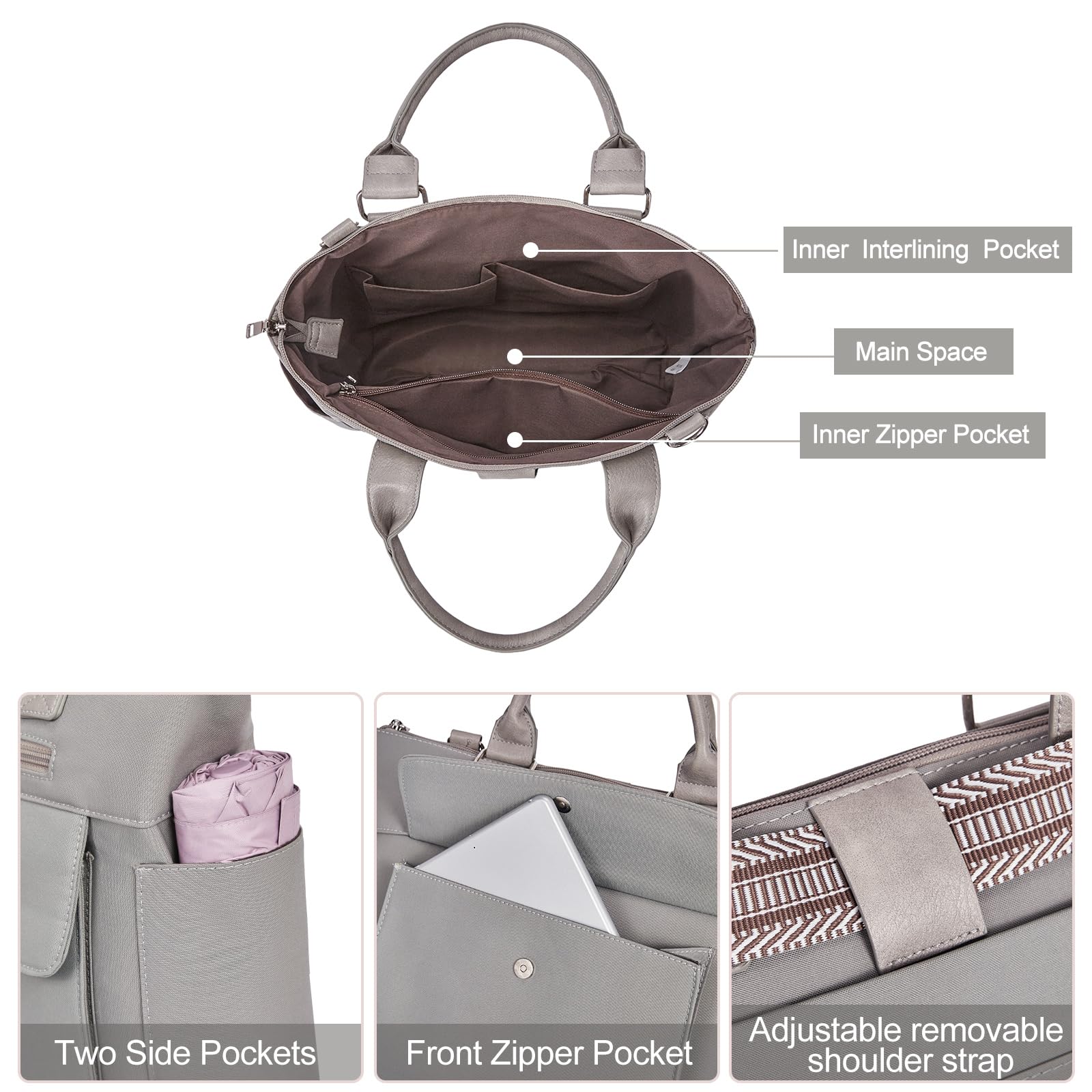 Foto 4 | Bolsa Cluci Ciuci De Nailon Para Mujer Con Correa Ajustable - Venta Internacional.