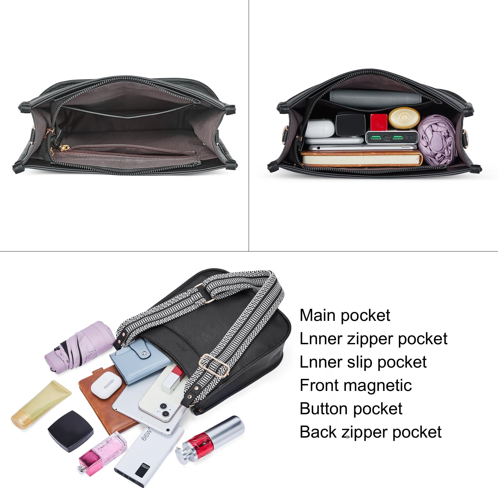Foto 5 pulgar | Bandolera Cluci, Bolso De Malla De Hombro A La Moda, Moderno, Para Mujer - Venta Internacional.