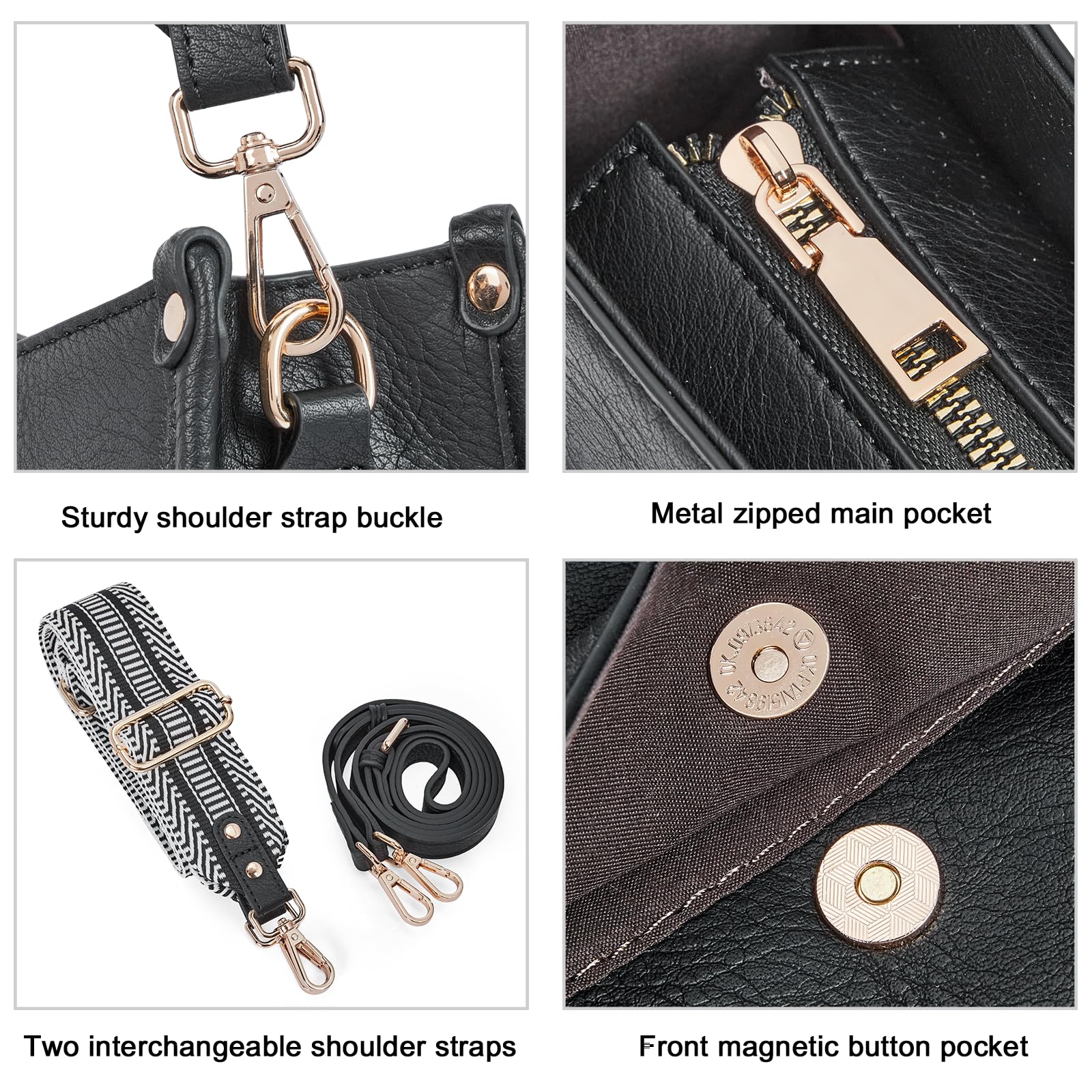 Foto 6 pulgar | Bandolera Cluci, Bolso De Malla De Hombro A La Moda, Moderno, Para Mujer - Venta Internacional.