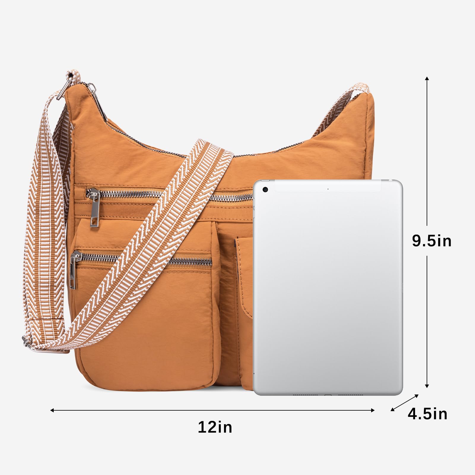 Foto 2 | Bandolera Cluci De Nylon Impermeable Para Mujer - Venta Internacional.