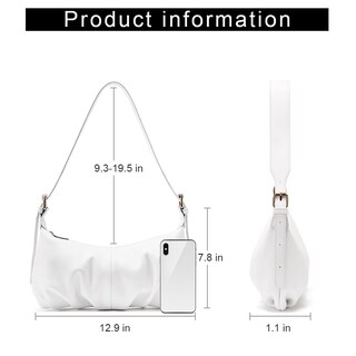 Foto 3 | Bolso De Hombro Cluci Dumpling Small Hobo De Cuero Vegano Para Mujer - Venta Internacional.