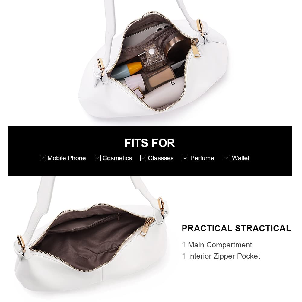 Foto 5 pulgar | Bolso De Hombro Cluci Dumpling Small Hobo De Cuero Vegano Para Mujer - Venta Internacional.