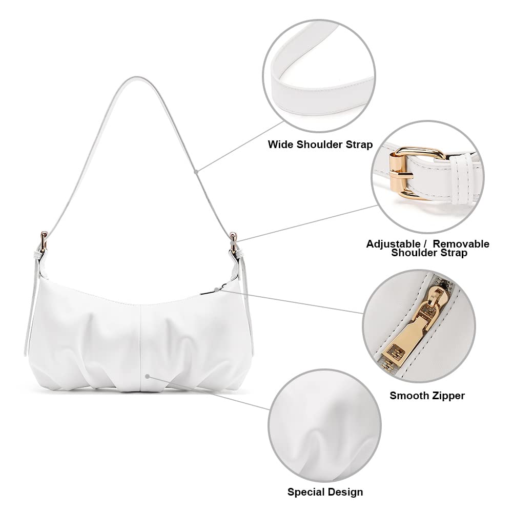 Foto 6 pulgar | Bolso De Hombro Cluci Dumpling Small Hobo De Cuero Vegano Para Mujer - Venta Internacional.