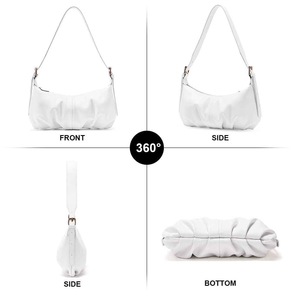 Foto 7 pulgar | Bolso De Hombro Cluci Dumpling Small Hobo De Cuero Vegano Para Mujer - Venta Internacional.