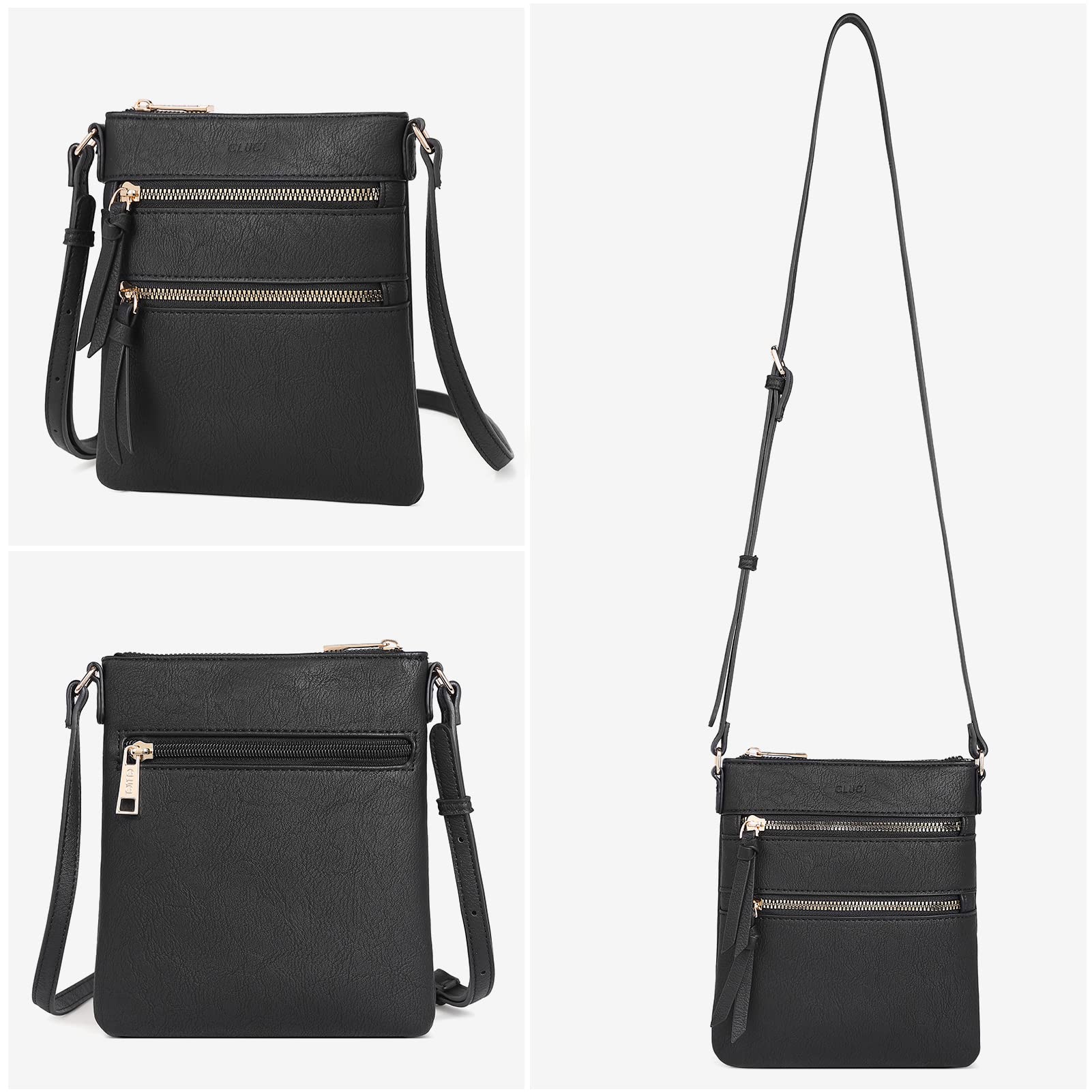 Foto 6 | Monederos Tipo Bandolera Cluci Small Para Mujer Con Correa Ajustable - Venta Internacional.
